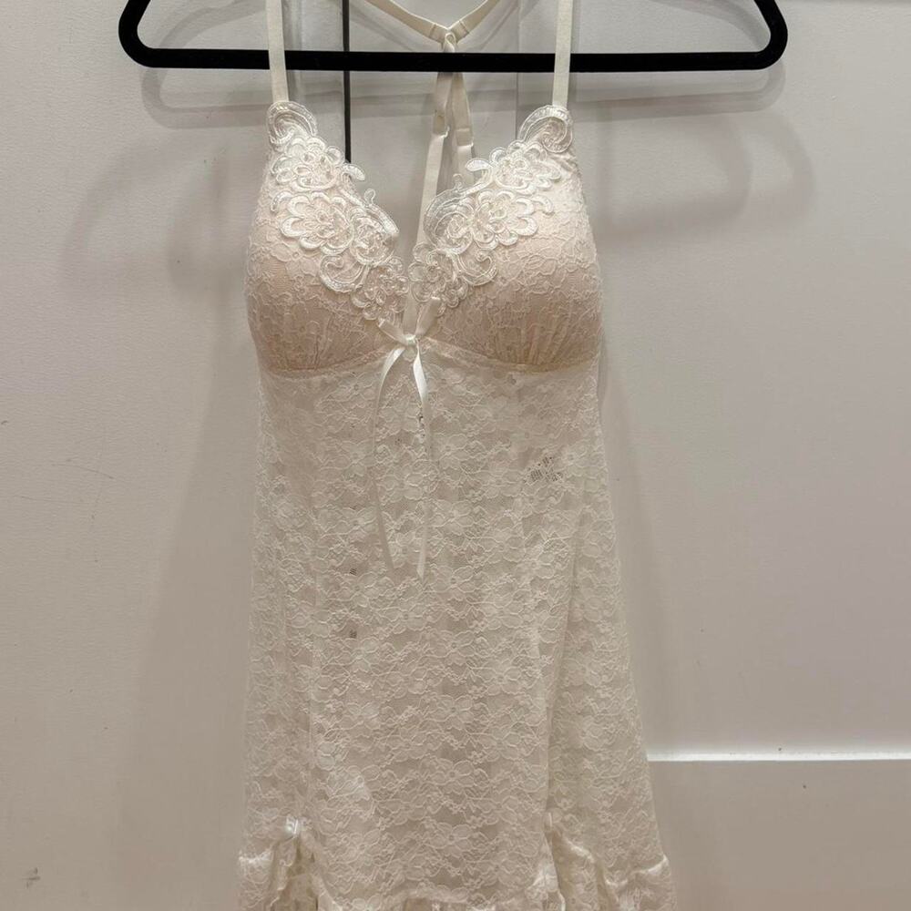 Never worn before white lingerie
